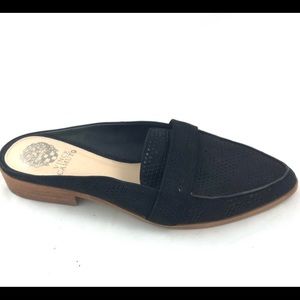 VINCE CAMUTO Kaylana Black Leather Mule Loafer 8.5